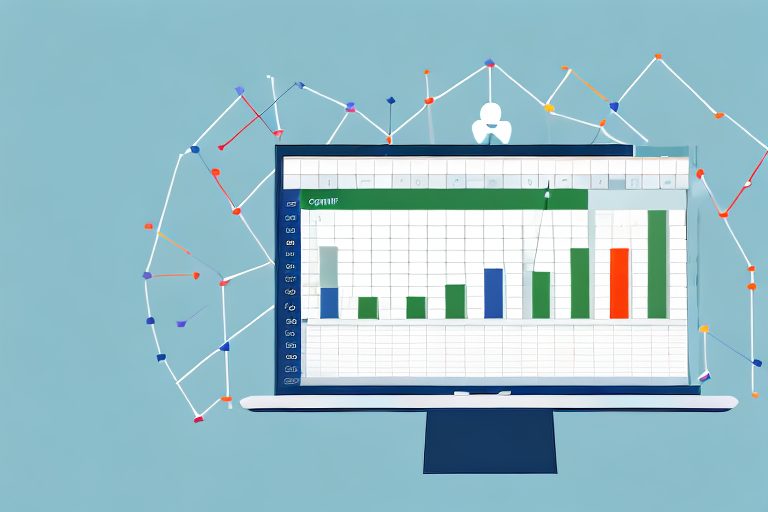 A computer screen displaying an excel spreadsheet with various productivity metrics