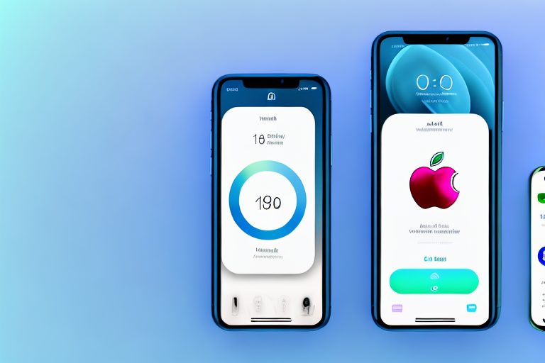 An apple device displaying a health app with various wellness metrics