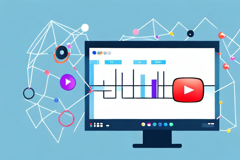 A computer screen displaying a youtube video with various ai-driven training tools like graphs