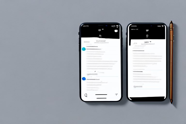 An iphone displaying a sleek and organized journal app interface