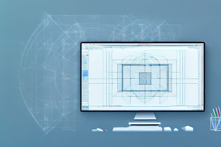 A computer screen displaying the interface of autocad software