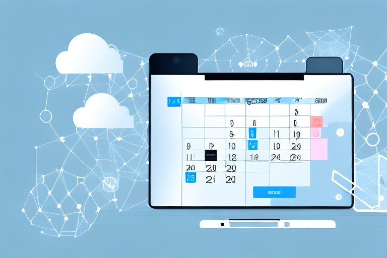 Various digital tools like a calendar