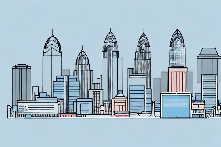 A city skyline of charlotte