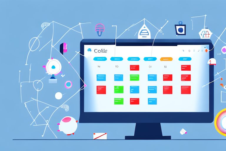 A desktop computer screen displaying various ai tools like a digital calendar