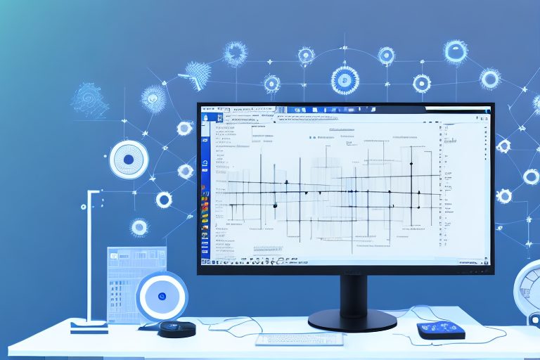 A computer monitor displaying the interface of visual studio 2019