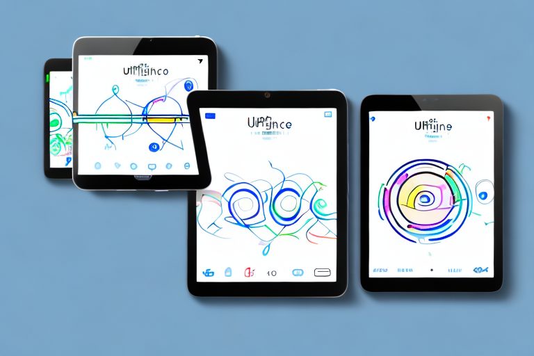 Two digital tablets side by side